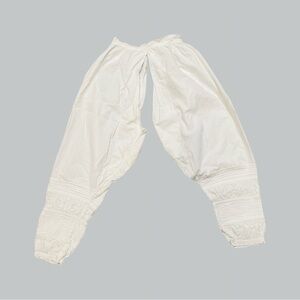 Vintage Split Leg White Bloomers